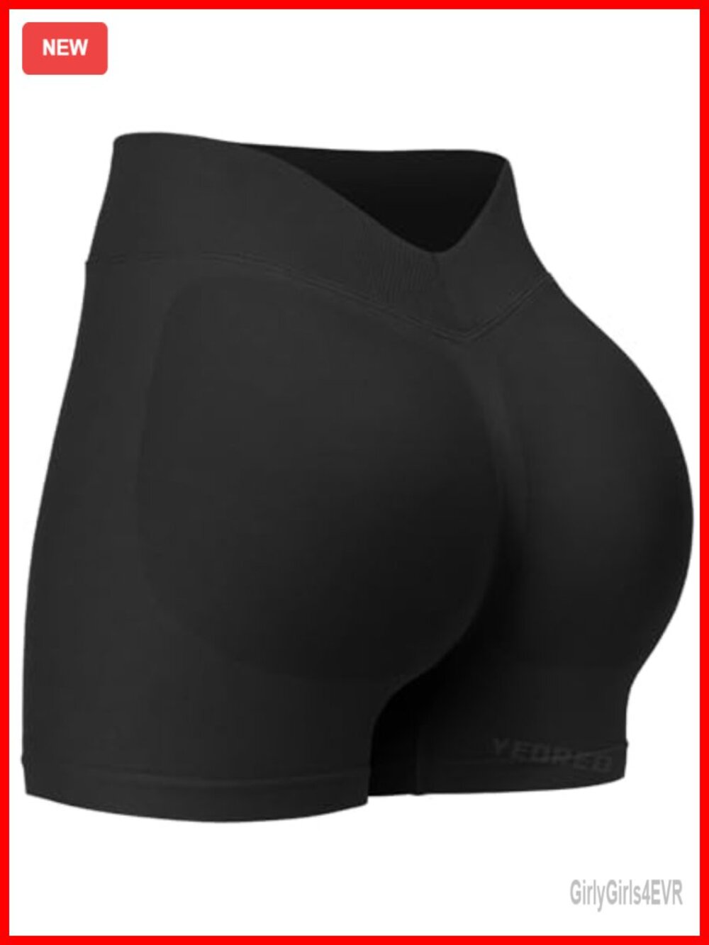 Seamless Workout Shorts High Waisted Biker Compression Gym